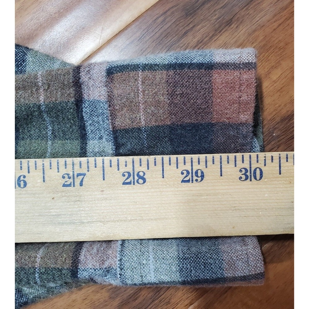 Pendleton Mason Plaid Button-Down Flannel Green B… - image 5
